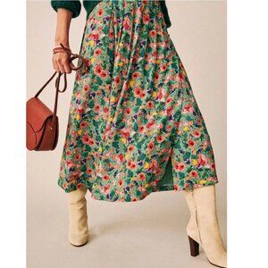 Sezane (DUPE)  Nelly Skirt in Winter Garden print